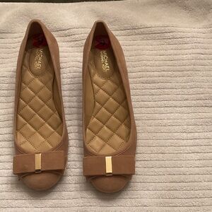 Michael Kors Brown Suede Flats with Bow